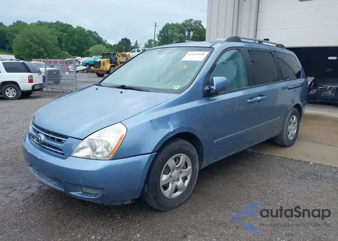 2008 Kia Sedona Ex/Lx from USA, damaged, VIN KNDMB233786237834